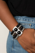 Load image into Gallery viewer, WEALTH-Conscious - Black Bracelet
