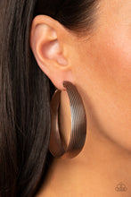 Load image into Gallery viewer, Desert Wanderings - Copper Earrings - Hoop
