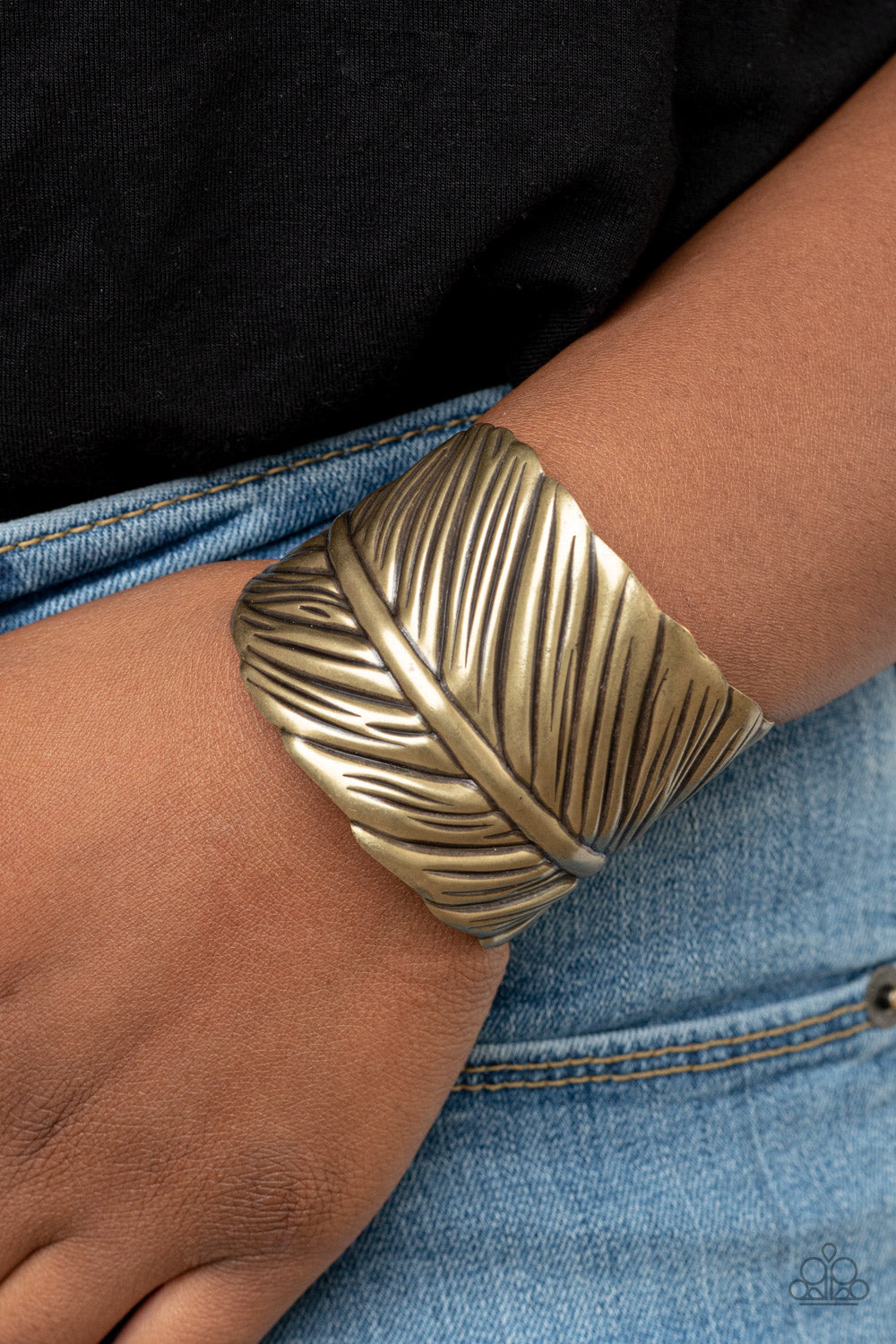 Where Theres a QUILL, Theres a Way - Brass Bracelet