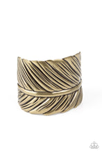 Load image into Gallery viewer, Where Theres a QUILL, Theres a Way - Brass Bracelet
