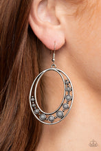 Load image into Gallery viewer, Crescent Cove - Silver Earrings - Hoop
