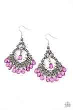 Load image into Gallery viewer, Lyrical Luster - Purple Earrings
