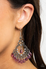 Load image into Gallery viewer, Lyrical Luster - Purple Earrings
