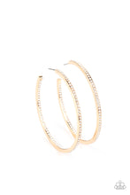 Load image into Gallery viewer, Marquee Magic - Gold Earrings - Hoop
