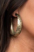 Load image into Gallery viewer, Sahara Sandstorm - Brass Earrings
