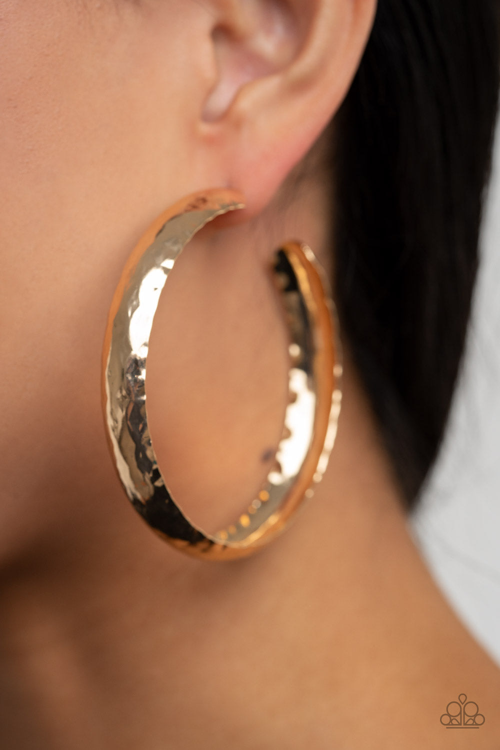 Check Out These Curves - Gold Earrings- Hoop