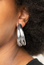 Load image into Gallery viewer, Colossal Curves - Silver Earrings - Hoop
