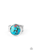 Load image into Gallery viewer, Marble Mosaic - Blue Ring
