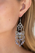 Load image into Gallery viewer, Glass Slipper Glamour - Silver Earrings
