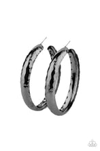 Load image into Gallery viewer, Check Out These Curves - Hoop- Black Earrings - Hoop
