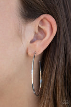 Load image into Gallery viewer, Cool Curves - Silver Earrings - Paparazzi  - Hoop- Paparazzi
