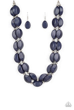 Load image into Gallery viewer, Two-Story Stunner - Blue Necklace
