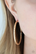 Load image into Gallery viewer, Urban Upgrade - Gold Earrings - Hoop
