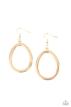 Load image into Gallery viewer, Casual Curves - Gold Earrings
