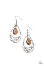 Load image into Gallery viewer, DEW You Feel Me? - Brown Earrings
