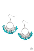 Load image into Gallery viewer, Charmingly Cabaret - Blue Earrings
