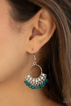 Load image into Gallery viewer, Charmingly Cabaret - Blue Earrings
