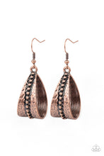 Load image into Gallery viewer, STIRRUP Some Trouble - Copper Earrings
