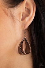 Load image into Gallery viewer, STIRRUP Some Trouble - Copper Earrings
