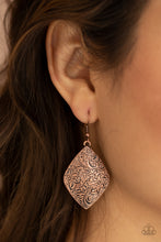 Load image into Gallery viewer, Flauntable Florals - Copper Earrings
