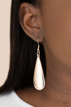 Load image into Gallery viewer, The Drop Off - Rose Gold Earrings
