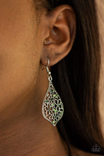 Load image into Gallery viewer, Full Out Florals - Green Earrings
