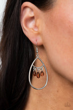 Load image into Gallery viewer, Shimmer Advisory - Brown Earrings
