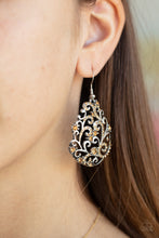 Load image into Gallery viewer, Winter Garden - Brown Earrings
