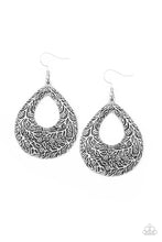 Load image into Gallery viewer, Flirtatiously Flourishing - Silver Earrings
