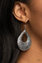 Load image into Gallery viewer, Flirtatiously Flourishing - Silver Earrings
