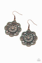 Load image into Gallery viewer, Western Mandalas - Copper Earrings
