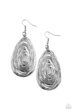 Load image into Gallery viewer, Rural Ripples - Black Earrings
