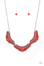 Load image into Gallery viewer, Naturally Native - Red Necklace
