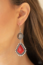 Load image into Gallery viewer, Country Cavalier - Red Earrings
