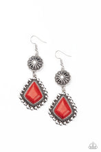 Load image into Gallery viewer, Country Cavalier - Red Earrings
