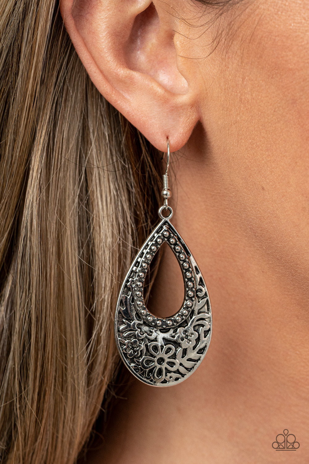 Organically Opulent - Silver Earrings