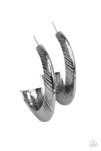 Load image into Gallery viewer, I Double FLARE You - Black  Earrings - Hoop
