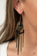 Load image into Gallery viewer, Floating on HEIR - Brass Earrings
