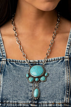 Load image into Gallery viewer, Geographically Gorgeous - Blue Necklace- Fashion Fix
