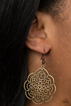 Load image into Gallery viewer, Tour de Taj Mahal - Brass Earrings
