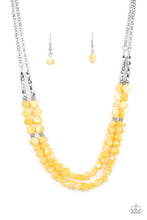 Load image into Gallery viewer, Staycation Status - Yellow Necklace
