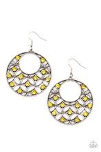 Load image into Gallery viewer, Garden Garnish - Yellow Earrings
