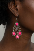 Load image into Gallery viewer, Canyon Chandelier - Pink Earrings
