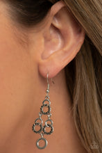 Load image into Gallery viewer, Luminously Linked - Silver Earrings
