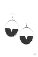 Load image into Gallery viewer, Island Breeze - Black Earrings

