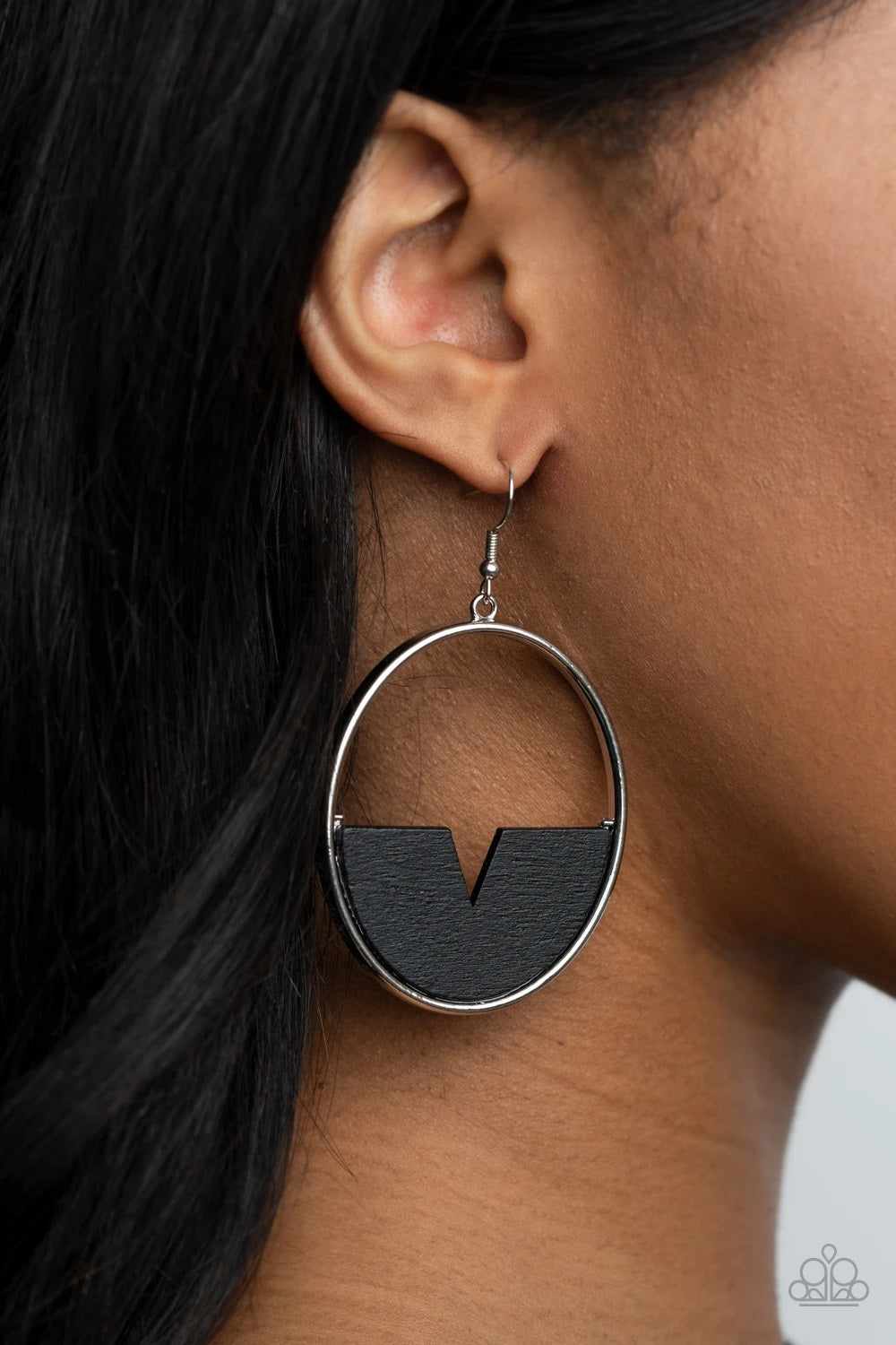 Island Breeze - Black Earrings