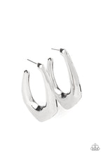 Load image into Gallery viewer, Find Your Anchor - Silver Earrings- Hoop
