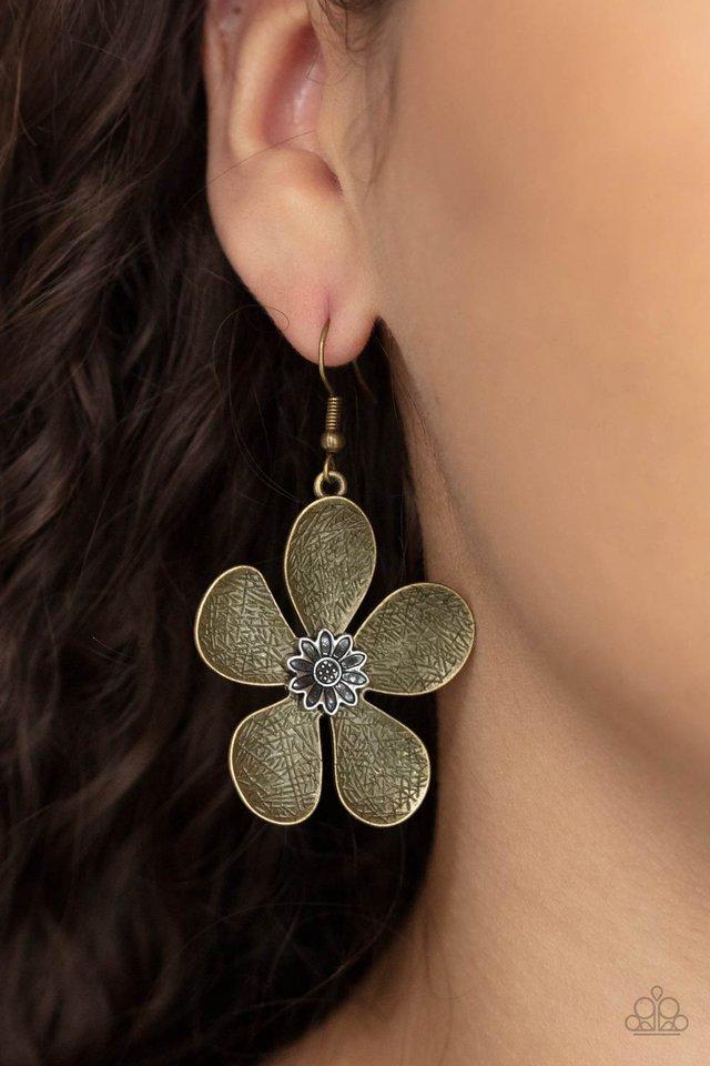 Fresh Florals - Copper Earrings - Fashion Fix