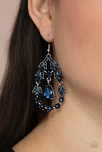 Load image into Gallery viewer, Garden Decorum - Blue Earrings

