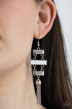 Load image into Gallery viewer, Mind, Body, and SEOUL - White Earrings
